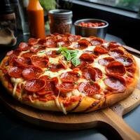 pepperoni Pizza. haute résolution photo