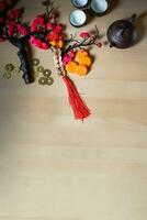 chinois traditionnel milieu de l'automne Festival dans décoratif style. photo