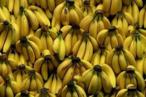 banane des fruits Contexte. produire ai photo