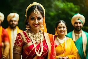 Indien mariage la photographie dans Bangalore. généré par ai photo