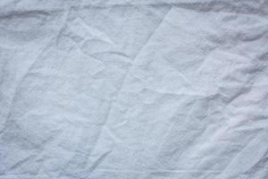 fond de texture textile tissu chiffonné blanc photo