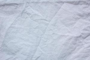 fond de texture textile tissu chiffonné blanc photo