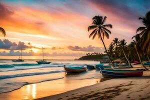 le meilleur des plages dans le monde. généré par ai photo