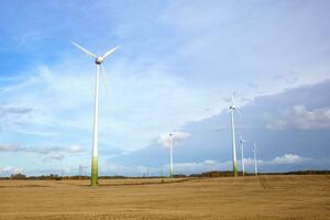 vent turbines produire nettoyer énergie photo