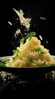 ai génératif une photo de Risotto