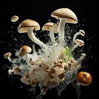 ai génératif une photo de champignons