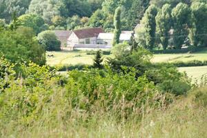 plus magnifique Britanique campagne paysage à aiguiser claquettes vallée de Angleterre luton, Royaume-Uni. image a été capturé sur juin 24, 2023 photo