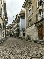 vieux rue dans Soleure, Suisse photo