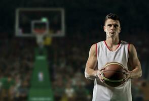 portrait de joueur de basket-ball photo