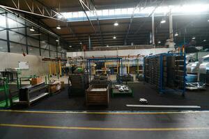 usine industrielle moderne d'équipements et de machines de génie mécanique fabrication d'un hall de production photo