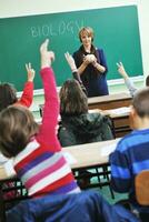 apprendre la biologie à l'école photo