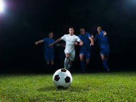 duel de footballeurs photo