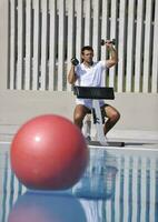 séance d'entraînement de remise en forme homme photo