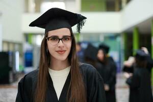 portrait du jour de la remise des diplômes photo