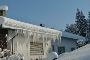 paysage de montagne d'hiver photo