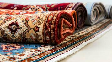 roulé persan les tapis vente de brillant les tapis, photo magasin