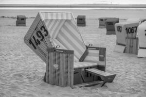 le plage de langeoog île photo