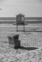 été temps sur langeoog île photo