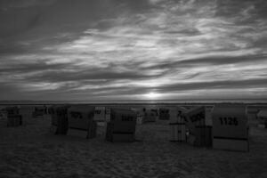 langeoog île dans le Nord mer photo