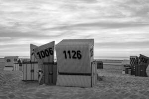 langeoog île dans le Nord mer photo