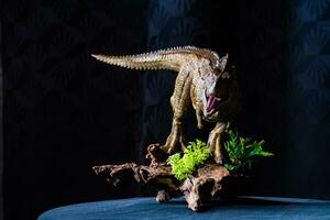 ekrixinatosaurus épitaphe dinosaure dans le foncé photo