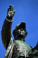 général dufour statue, Genève, Suisse photo