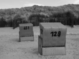 été vacances à le allemand Nord mer photo