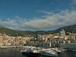 monte carlo à le méditerranéen mer photo