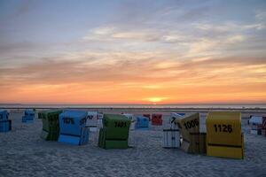 île de langeoog en allemagne photo