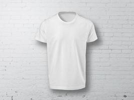 maquette de t-shirt blanc
