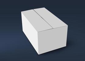 Maquette de boîte blanche 3D