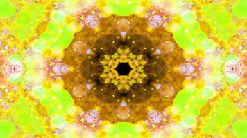 Kaléidoscope brillant et hypnotique coloré photo