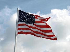 drapeau américain des états-unis photo