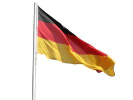 drapeau allemand isolé