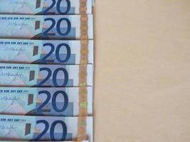 euro eur notes, union européenne ue avec espace de copie