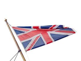 drapeau britannique isolé