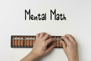 Faire mental math ou mental arifméthique photo