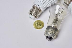 payant pour électricité avec crypto-monnaie bitcoin photo