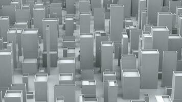 abstrait cubique ville environnement - blanc photo