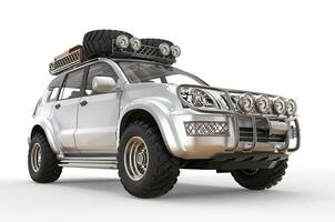 argent 4x4 gros suv photo