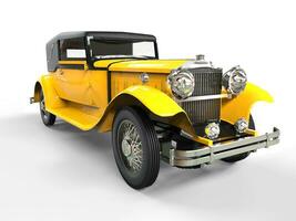 cool Jaune ancien voiture photo