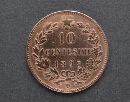 ancienne monnaie italienne photo