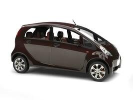 Chocolat marron moderne compact voiture photo