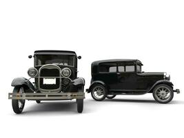 deux magnifique Années 1920 ancien voitures - beauté coup - 3d illustration photo