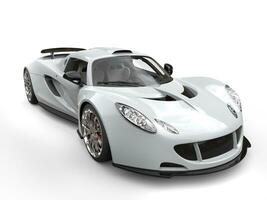 impressionnant de blanc supercar - studio coup photo