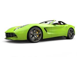 furieux vert impressionnant des sports voiture - studio coup photo