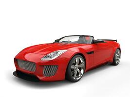 moderne vite rage rouge convertible super des sports voiture photo