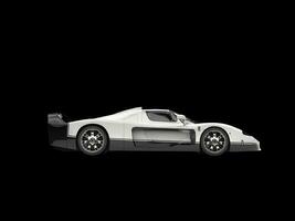 noir et blanc impressionnant concept super voiture - côté vue photo