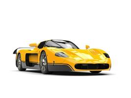 noir et Jaune impressionnant concept super voiture photo