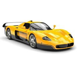 noir et Jaune impressionnant concept super voiture - beauté coup photo